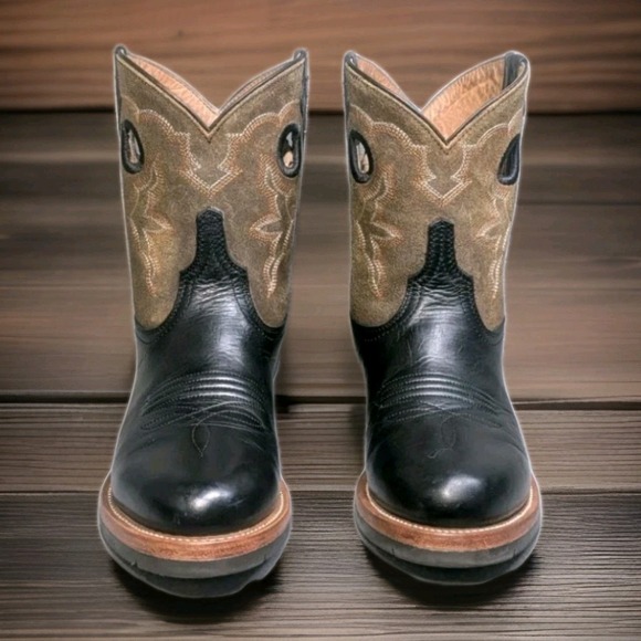 Lucchese Women's Boots Ruth Western Coastal Cowgirl Ankle Booties 6 Handcrafted - Picture 7 of 14